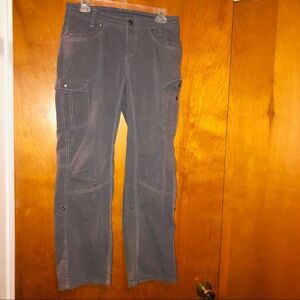 Women Kuhl Splash gray roll up pants 6 short